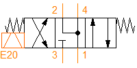 Modular element PU5-E20
